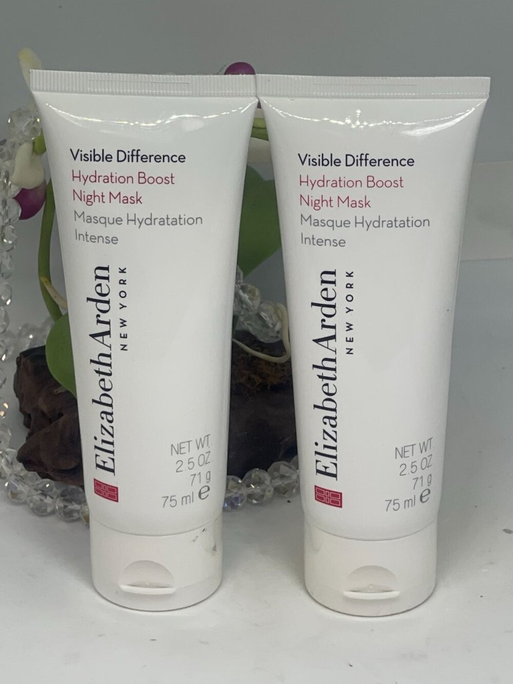 2x Elizabeth Arden Visible Difference Hydration Boost Night Mask - 2.5 oz - New